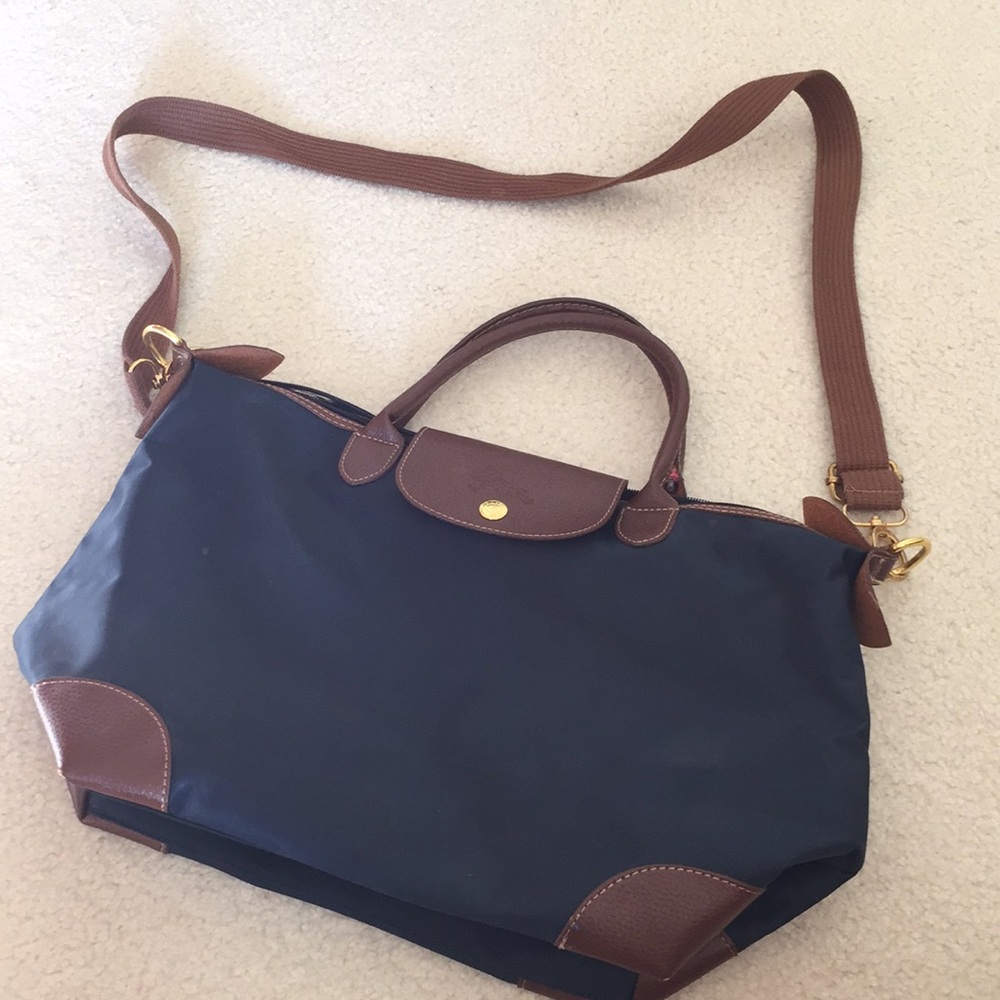 Blue Satchel Crossbody